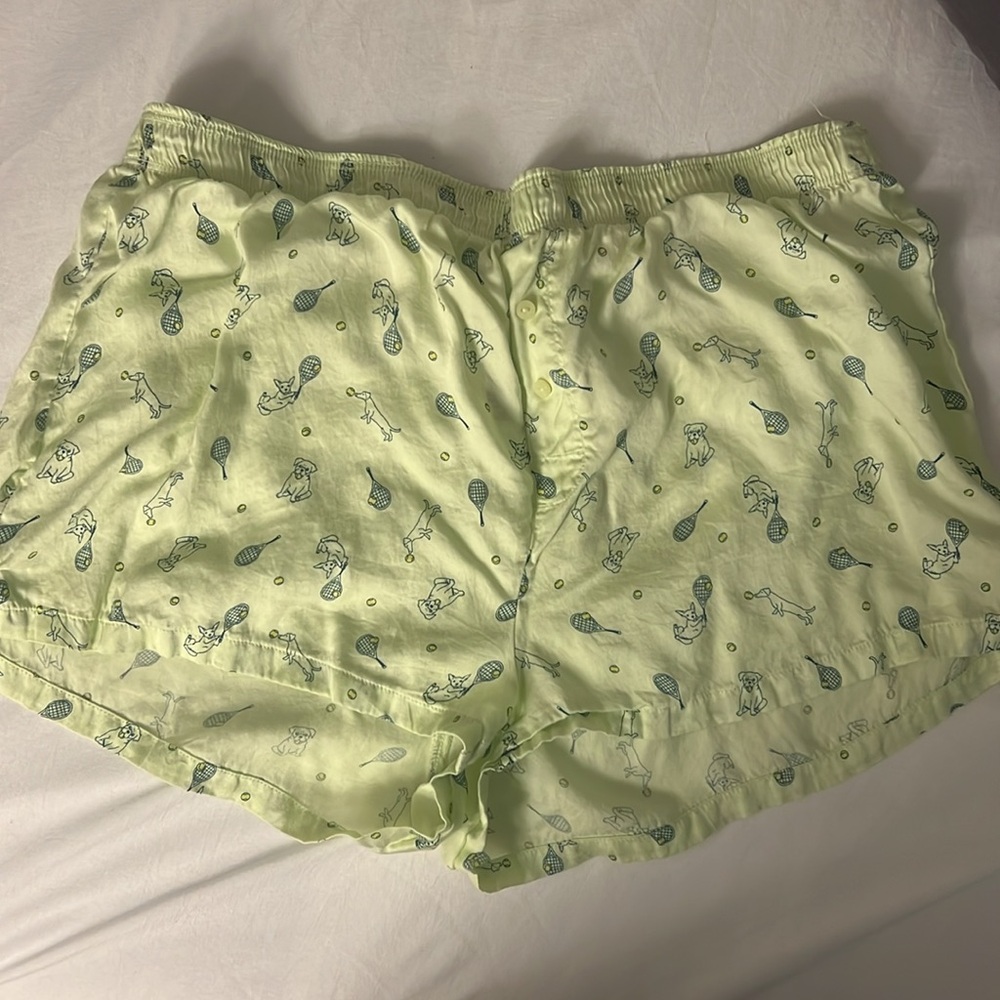Victoria's Secret PINK Light Green Pajama Shorts